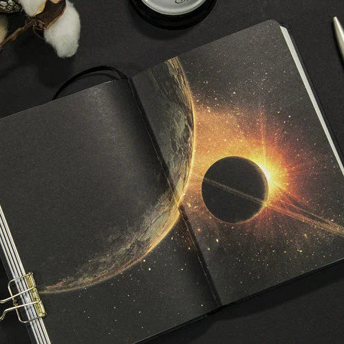 Cosmic Star Planet Notebook With AR Effect