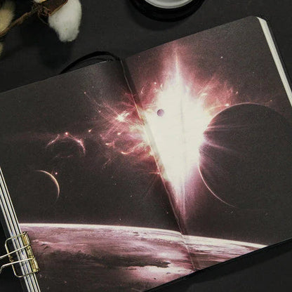 Cosmic Star Planet Notebook With AR Effect