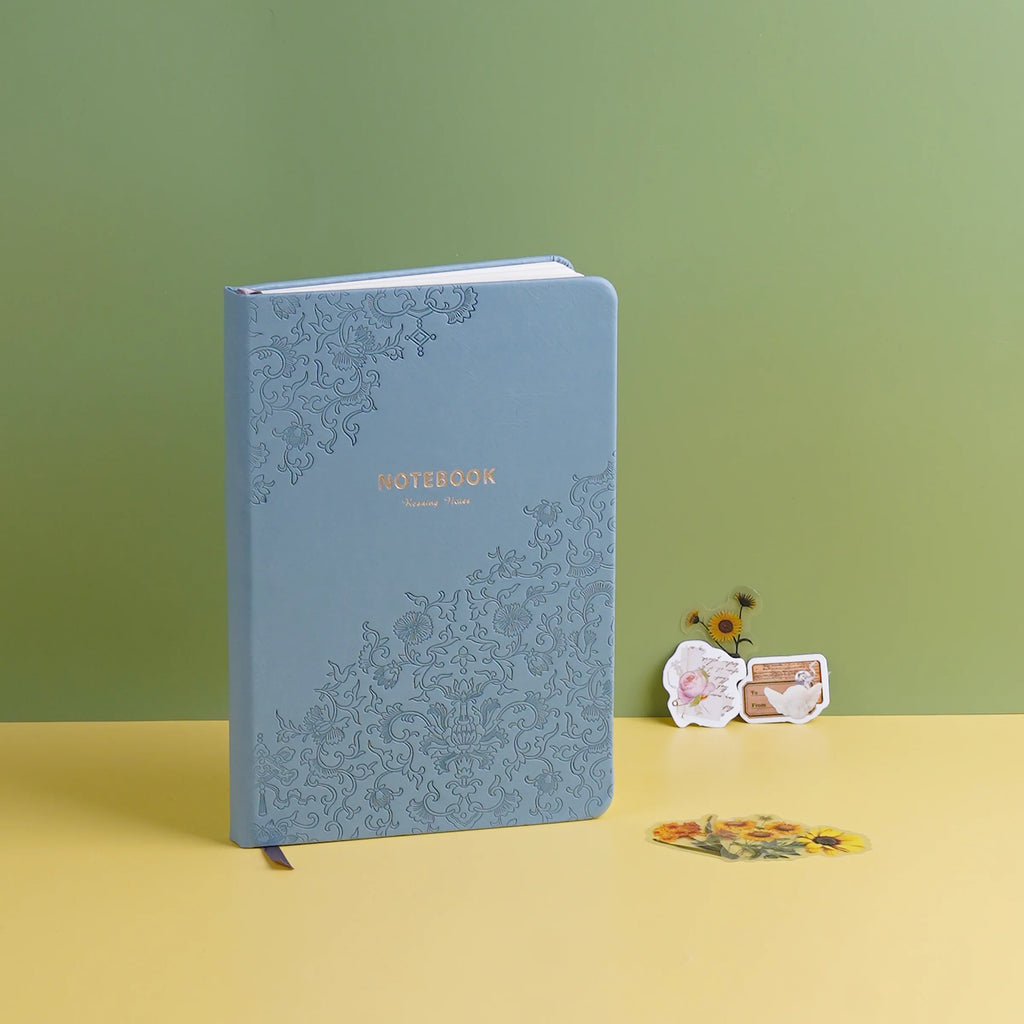 Morning Flowers Lined Diary Notebook