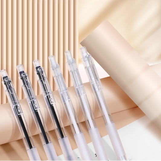 Crystal Clear Mechanical Pencil With Soft Eraser Handle