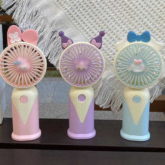 Bunny & Bow Sanrio Theme Mini Handheld Fan