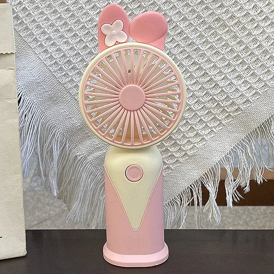Bunny & Bow Sanrio Theme Mini Handheld Fan