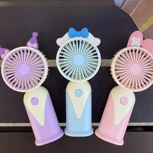 Bunny & Bow Sanrio Theme Mini Handheld Fan
