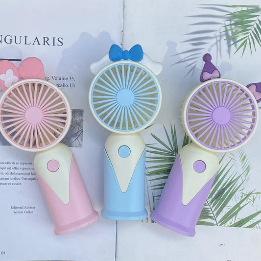 Bunny & Bow Sanrio Theme Mini Handheld Fan