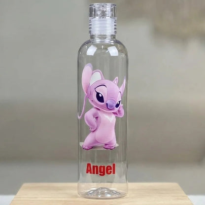 Cartoon Printed Transparent Water Bottle