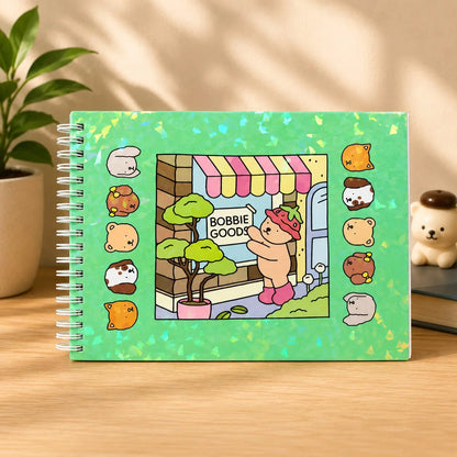 Landscape Coil Coloring Book