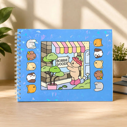 Landscape Coil Coloring Book