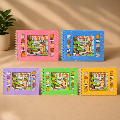 Landscape Coil Coloring Book