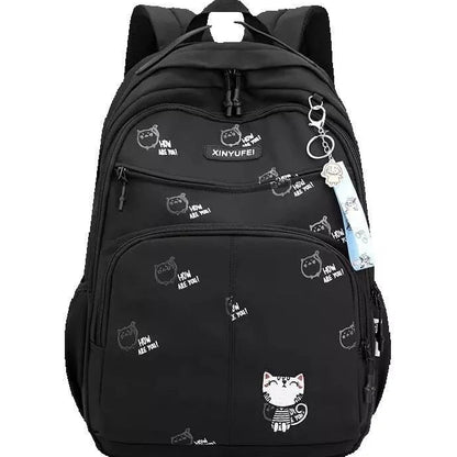Cute Cat Large Capacity Unisex School Backpack