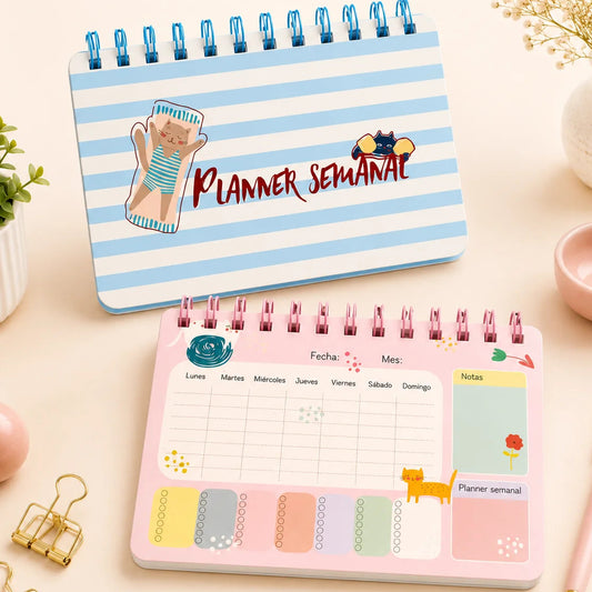 Spanish Spiral Weekly Planner