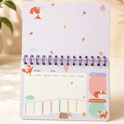 Spanish Spiral Weekly Planner