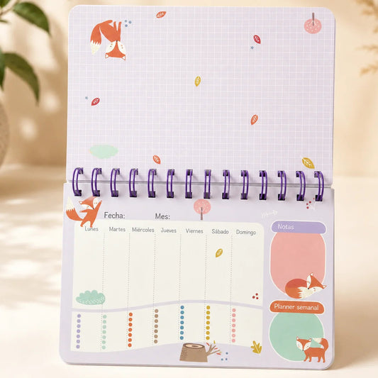 Spanish Spiral Weekly Planner