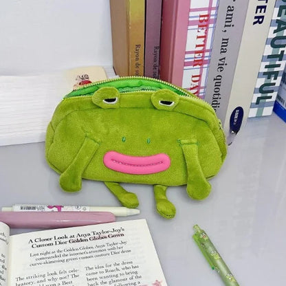 Lazy Frog Plush Mini Pouch