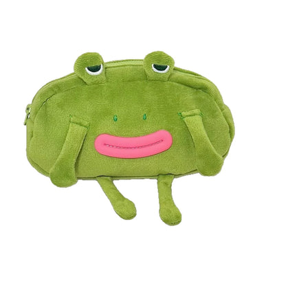 Lazy Frog Plush Mini Pouch