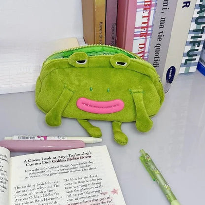 Lazy Frog Plush Mini Pouch