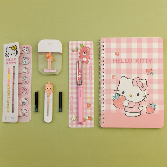 Cute Hello Kitty Stationary Set
