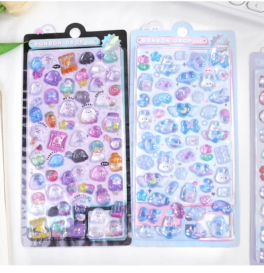 Japanese 3D Puffy Sticker Sheet
