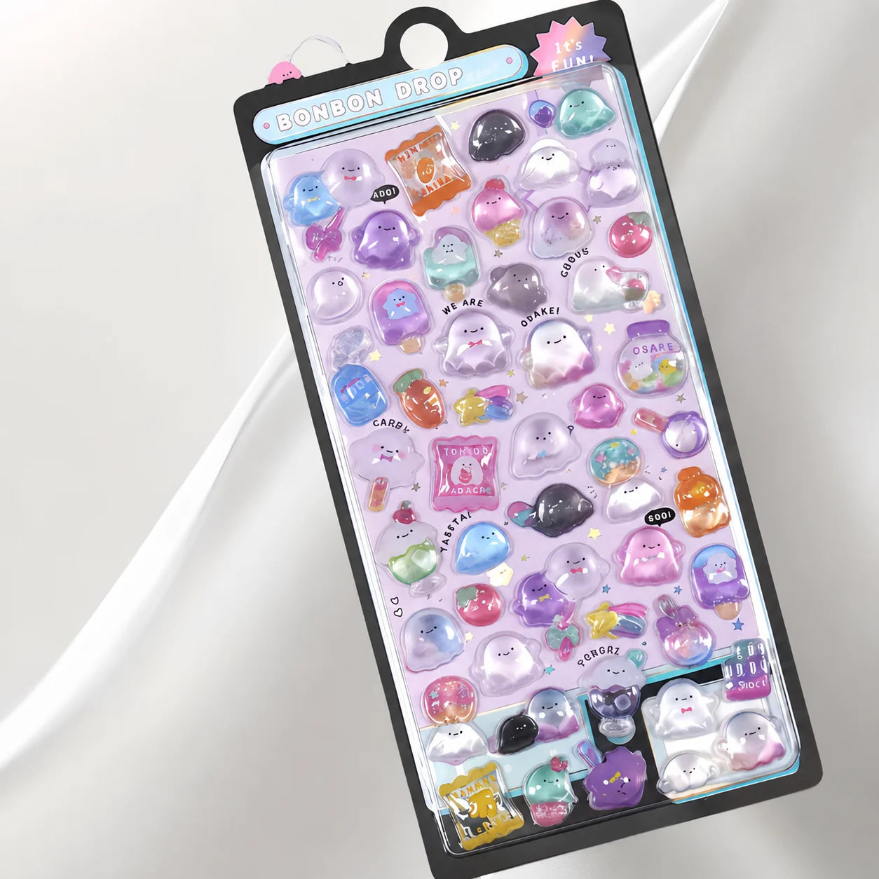 Japanese 3D Puffy Sticker Sheet