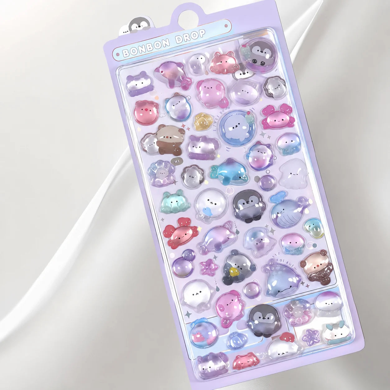 Japanese 3D Puffy Sticker Sheet