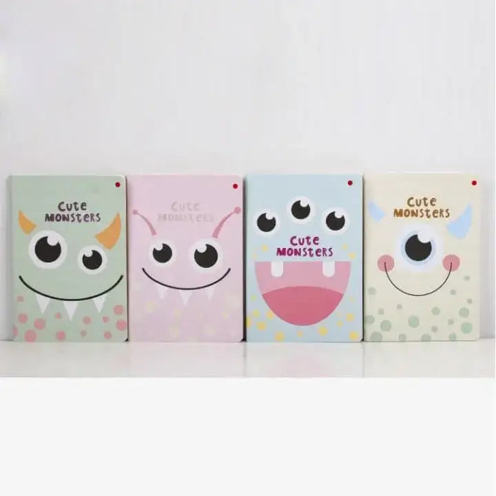 Cute Monsters Notebook - Set of Four