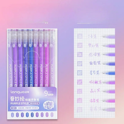 LONGUE Retro Morandi Color Gel Pen Set