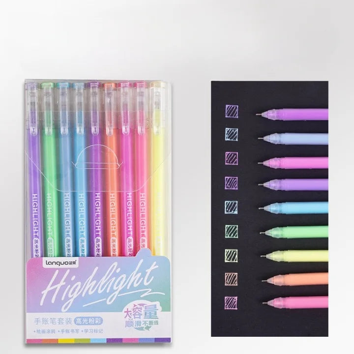 LONGUE Retro Morandi Color Gel Pen Set