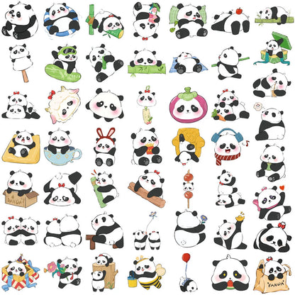 Panda Cartoon Decorative Graffiti Stickers