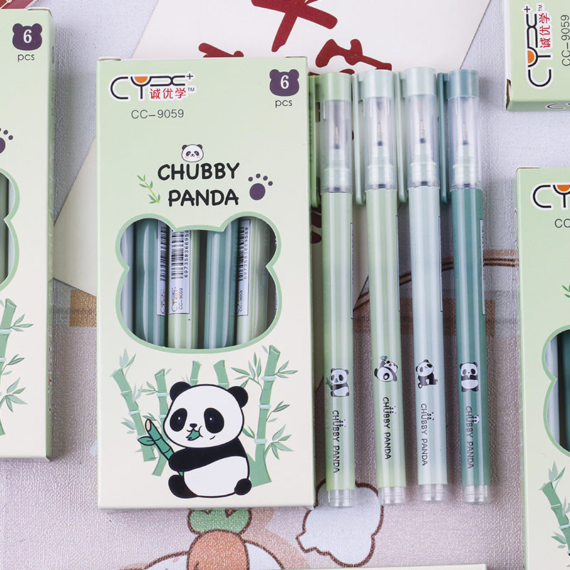 Cute Panda Rollerball Pen Set