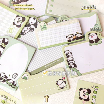 Cute Panda Sticky Notes Set of 4