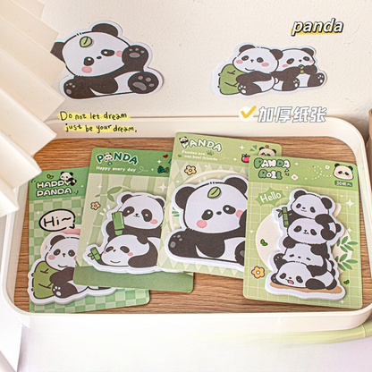 Cute Panda Sticky Notes Set of 4