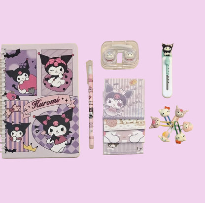 Cute Sanrio Kuromi Stationary Bundle