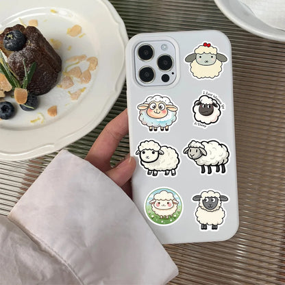 Cute Sheep Cartoon Graffiti Stickers