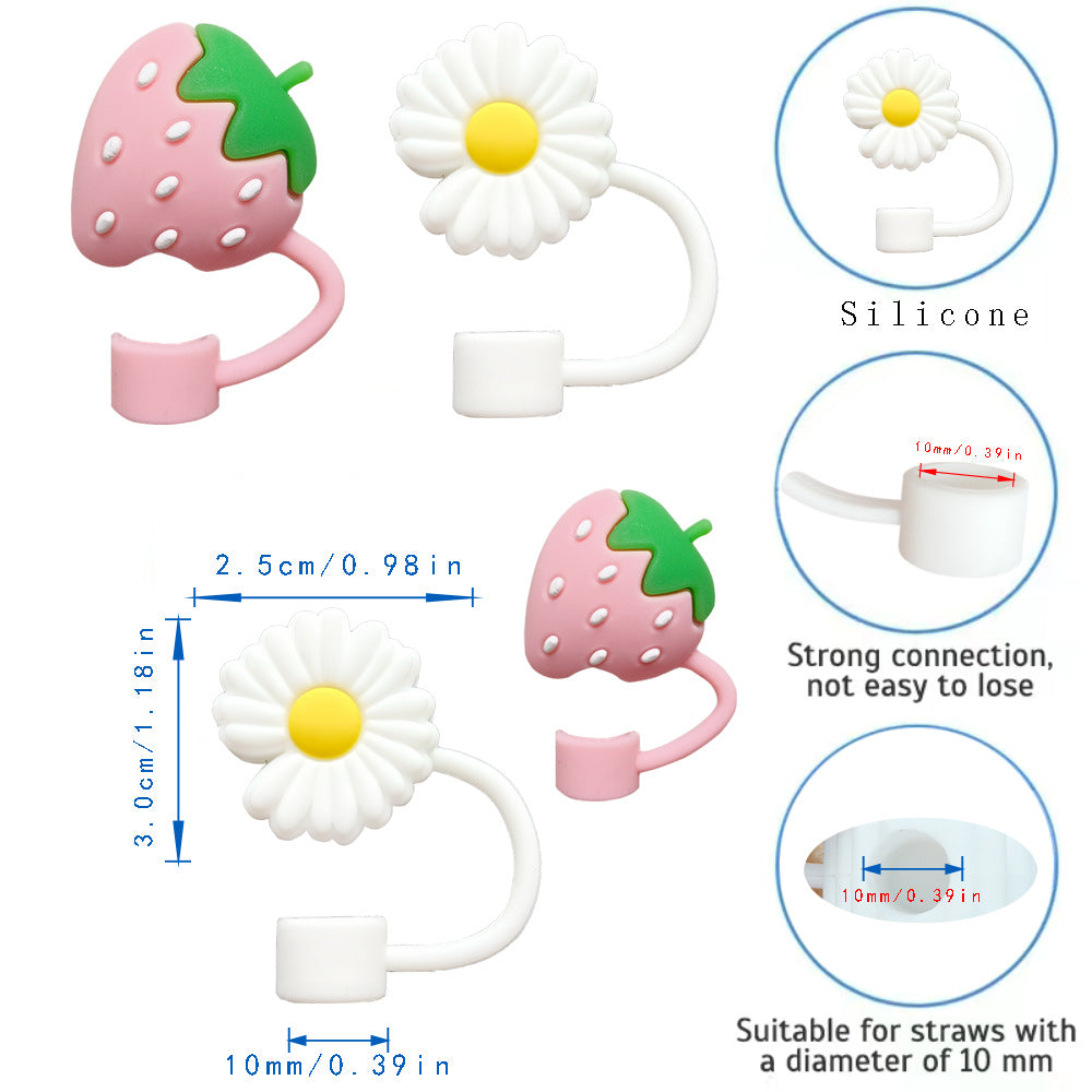 Cute Silicone Dust Caps For Stanley 40oz Tumblers