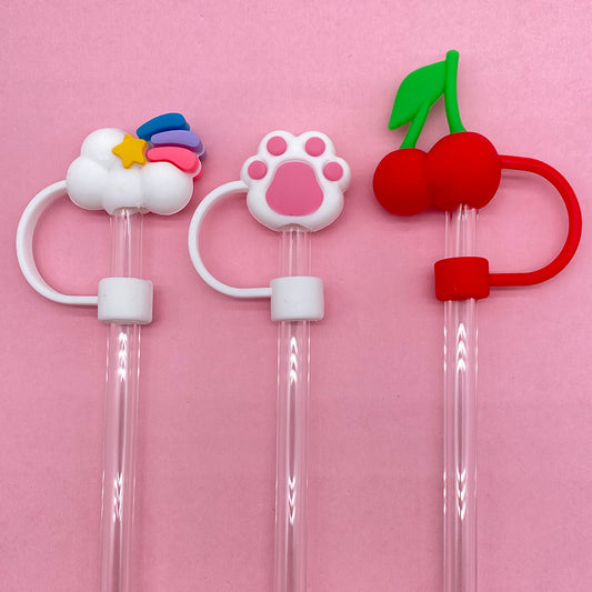 Cute Silicone Straw Covers For Tumbler