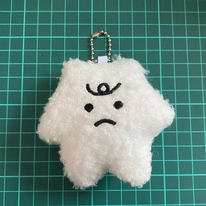 Cute Star Plush Keychain Bag Pendant