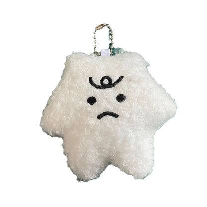 Cute Star Plush Keychain Bag Pendant