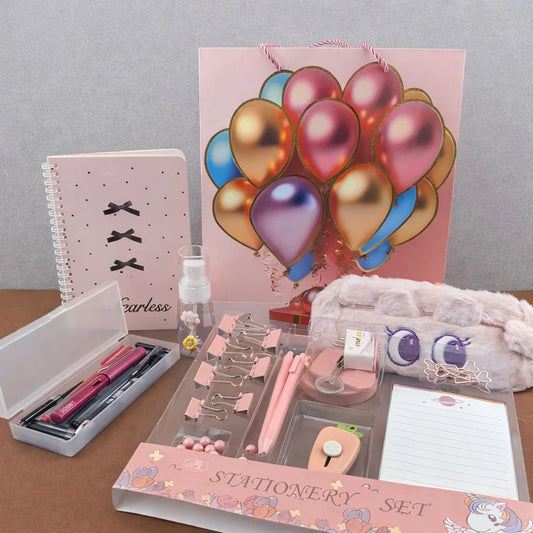 Premium Pink Stationery Gift Set