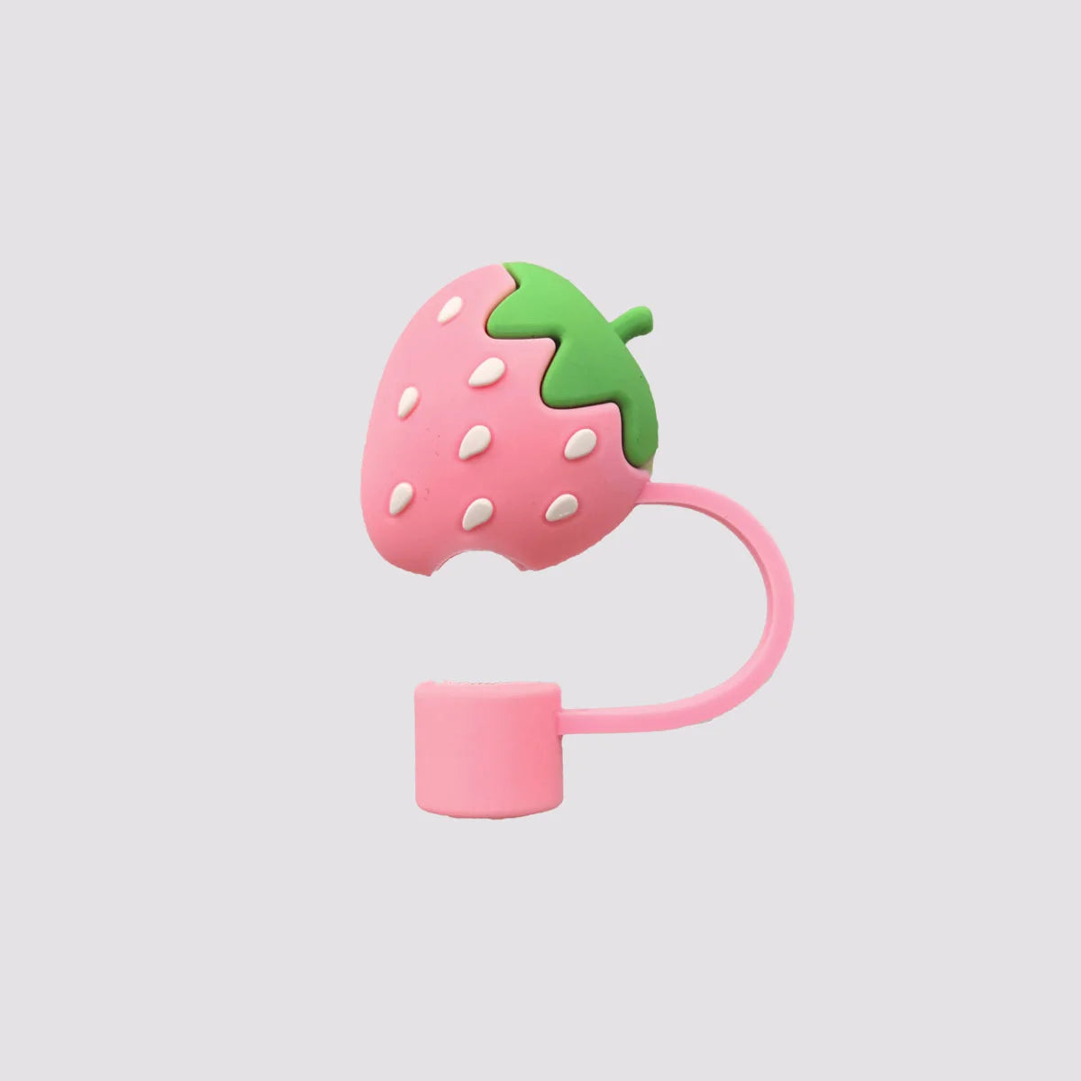 Cute Strawberry Straw Cap for Tumblers