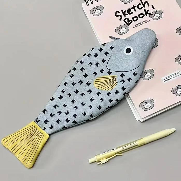 Cute Fish Pencil Pouch
