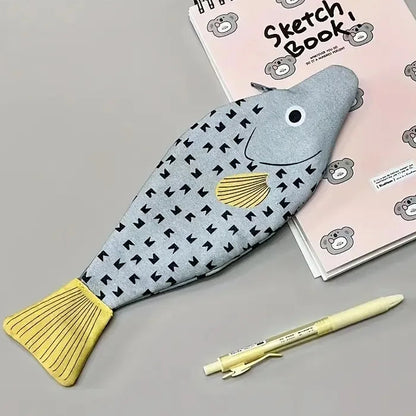 Cute Fish Pencil Pouch