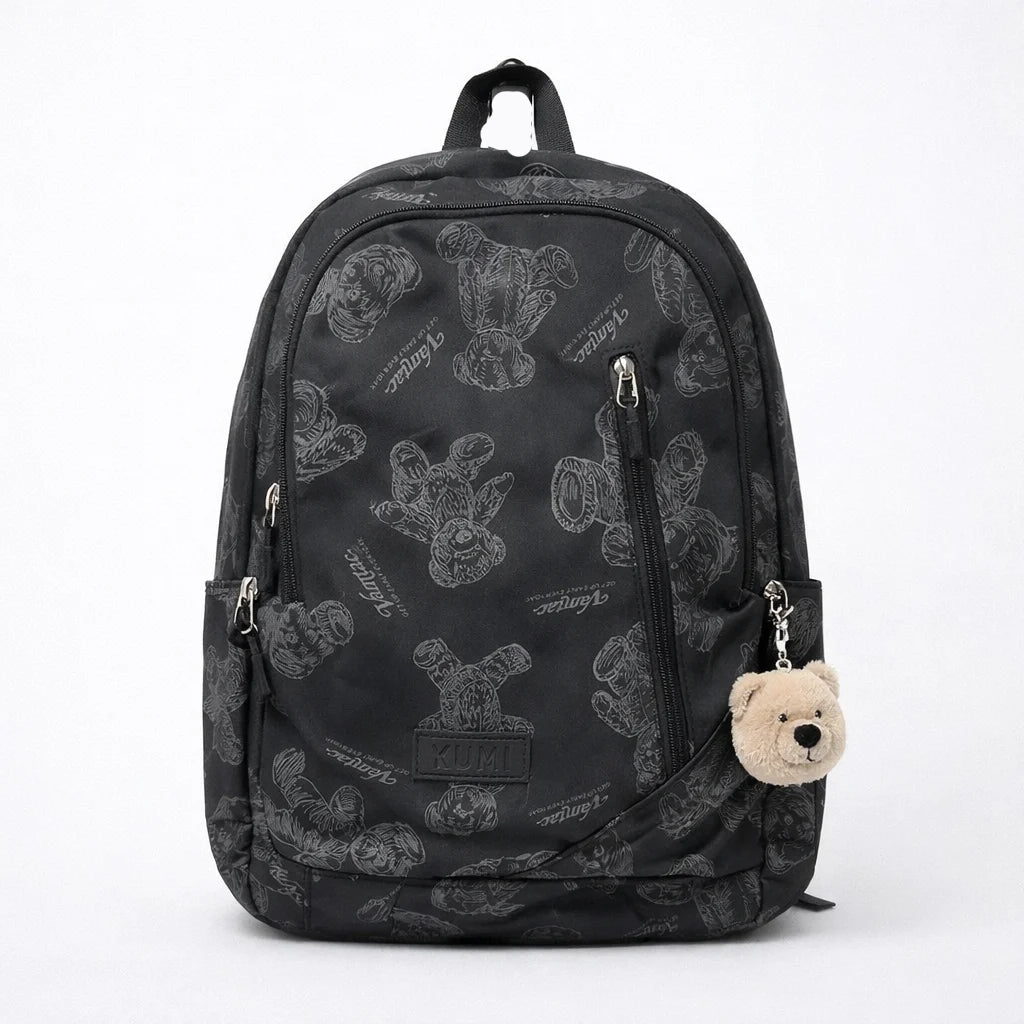 Cute Bear Printed Large Capacity Backpack