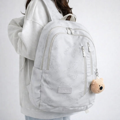 Cute Bear Printed Large Capacity Backpack