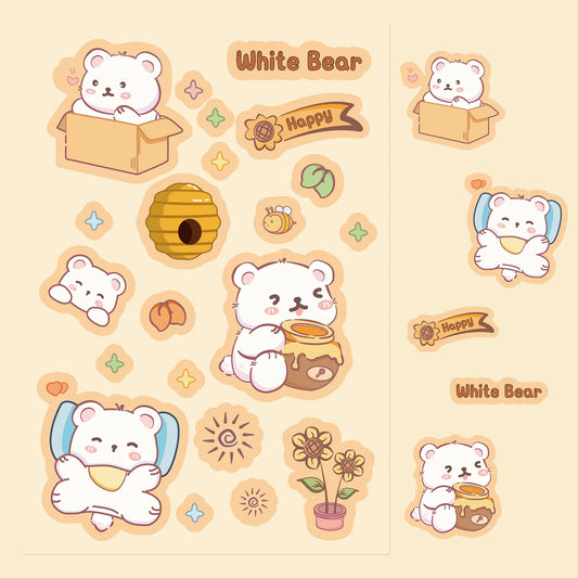 Cute Animals Sticker Sheets