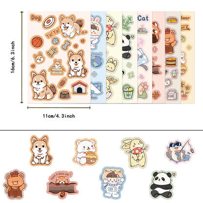 Cute Animals Sticker Sheets