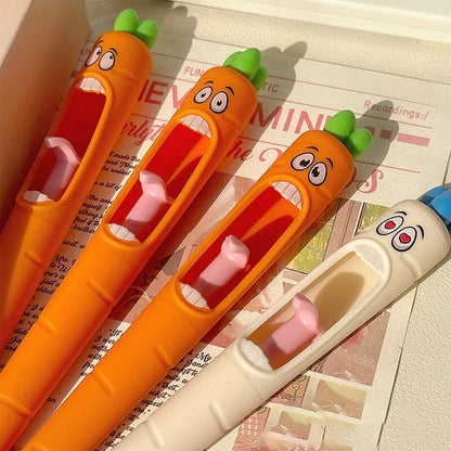 Cute & Creative Click Carrot Mood Gel Pen