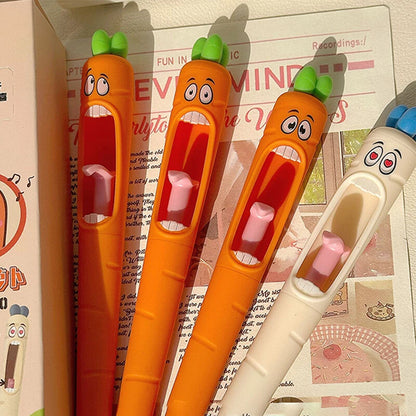 Cute & Creative Click Carrot Mood Gel Pen
