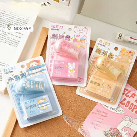 Cute Mini Cat Paw Stapler