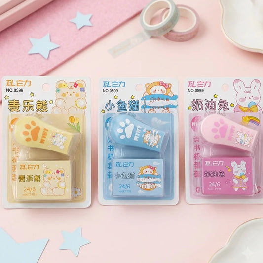Cute Mini Cat Paw Stapler