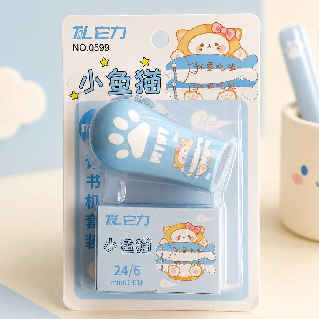 Cute Mini Cat Paw Stapler