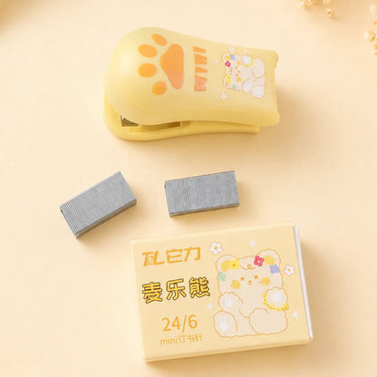Cute Mini Cat Paw Stapler